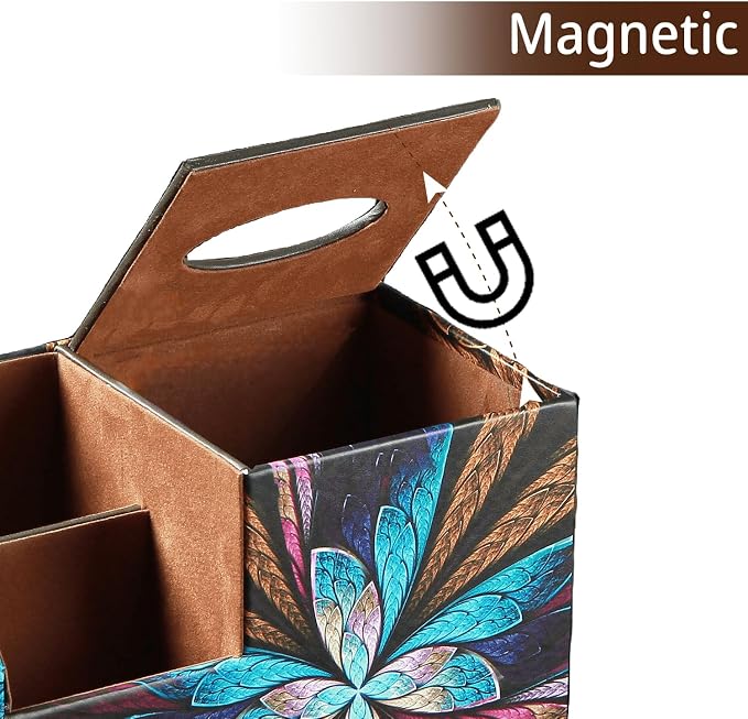 BLIENCE PU Leather Square Tissue Box Cover - Image 4