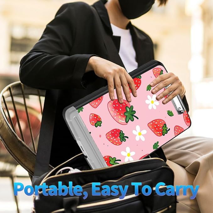 Clipboard with Storage, 8.5x11 High Capacity Nursing Clipboards with Pen Holder - Image 5