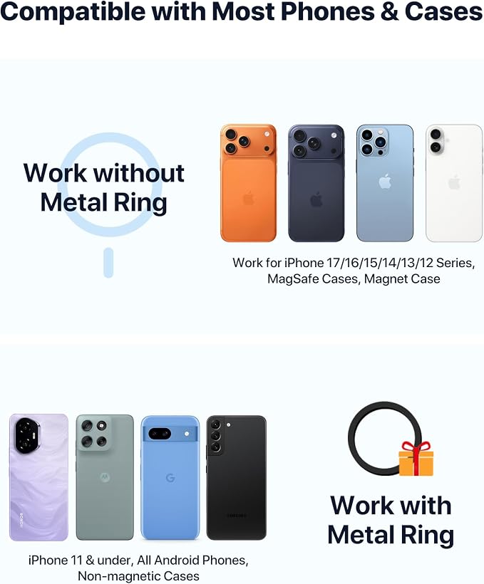 Miracase Latest Upgrade for MagSafe Car Mount Small Phone Holders for Your Car - Image 7