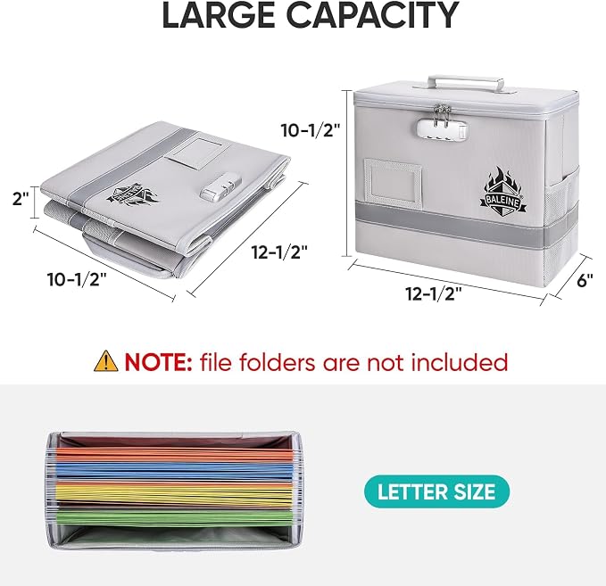 BALEINE Fireproof Document Box - Image 4