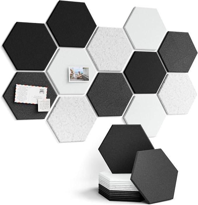 Fluxynara Hexagon Cork Board Alternative by FLUXYNARA