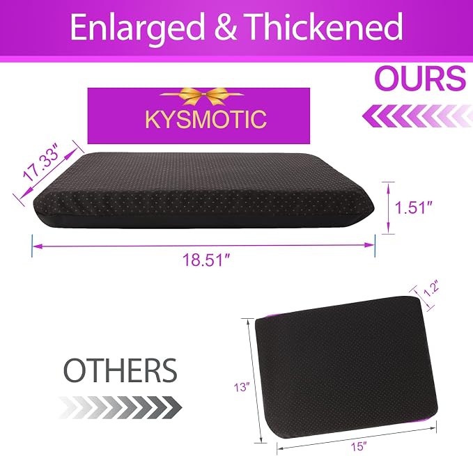 KYSMOTIC Gel Seat Cushion for Long Sitting, Soft & Breathable, Gel Cushion for - Image 4