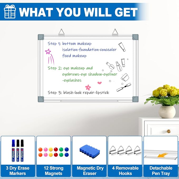 Magnetic Whiteboard Dry Erase Board - Image 3