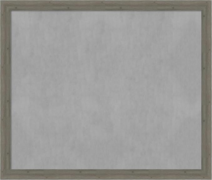 Amanti Art Grey Framed Magnetic Board 45x53 Oversize Vision Board by AmantiArt