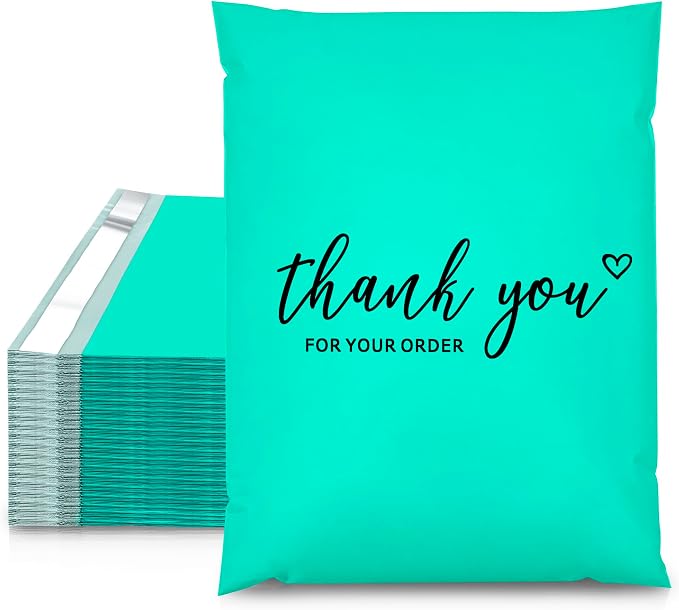 JinRuiKJ Thank You Poly Mailer 12x15.5 Inch 50 PCS, Shipping Bags by JinRuiKJ