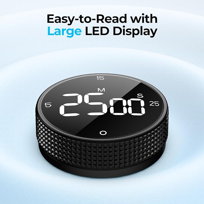 Rechargeable Magnetic Kitchen Timer - Image 4