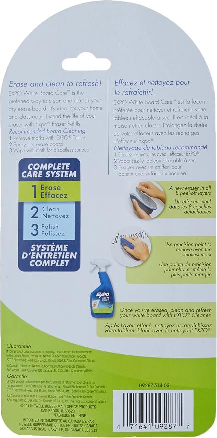 EXPO Precision-Point Whiteboard Eraser Pad Refills, 8 Peel-Off Layers, - Image 3