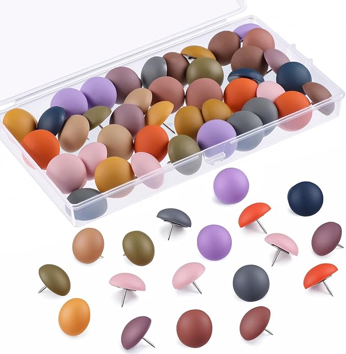 40 PCS Cute Push Pins Decorative Thumb Tacks by BESARME