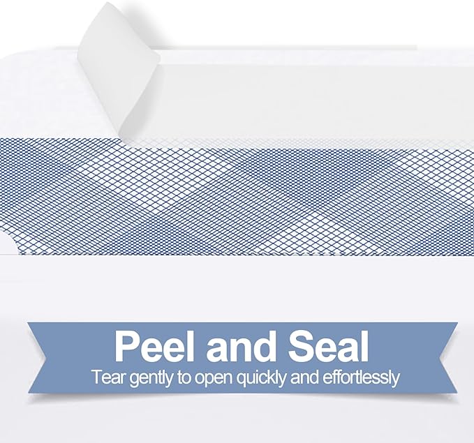 500#8 Self Seal Business Envelopes, PANDRI No.8 Double Window Design - Image 4