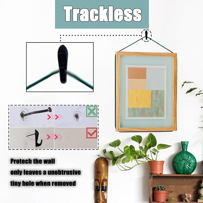 30 PCS Picture Hanging Nails Thumb Tacks - Image 4