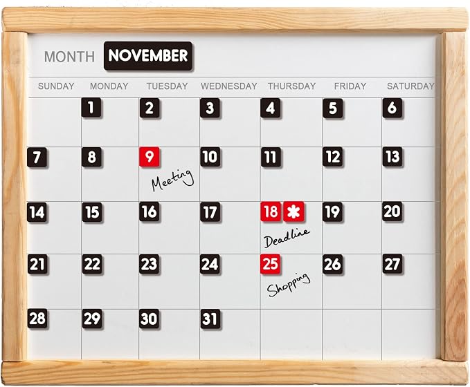 Double-Sided Magnetic Numbers and Months - Image 2