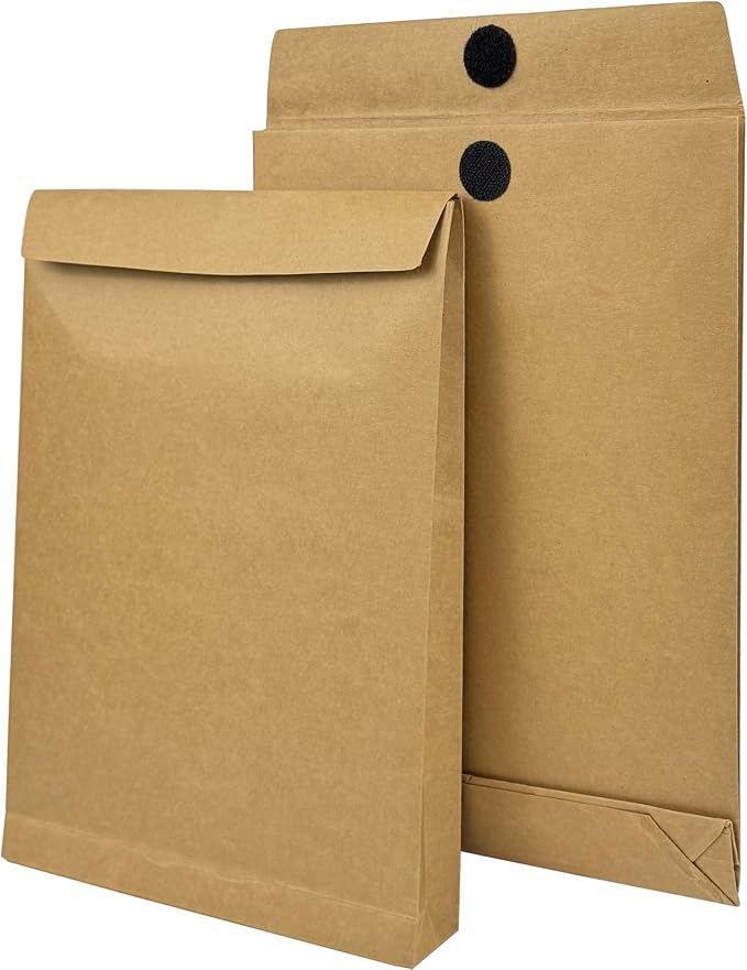 20 Pack Large Expandable Envelopes, 9.3x 13" Big Mailing Envelopes | - Image 2