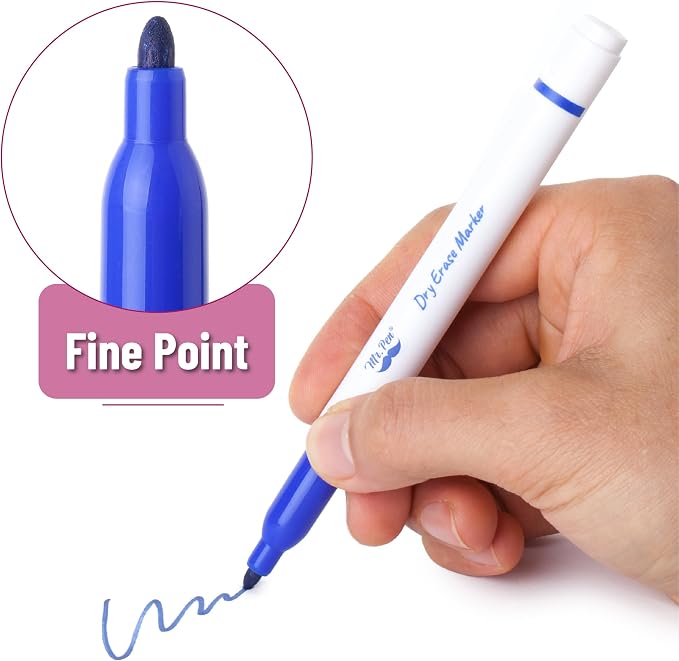 Mr. Pen- Dry Erase Markers, 12 Pack, Fine Tip | Dry Erase Whiteboard Markers - Image 4