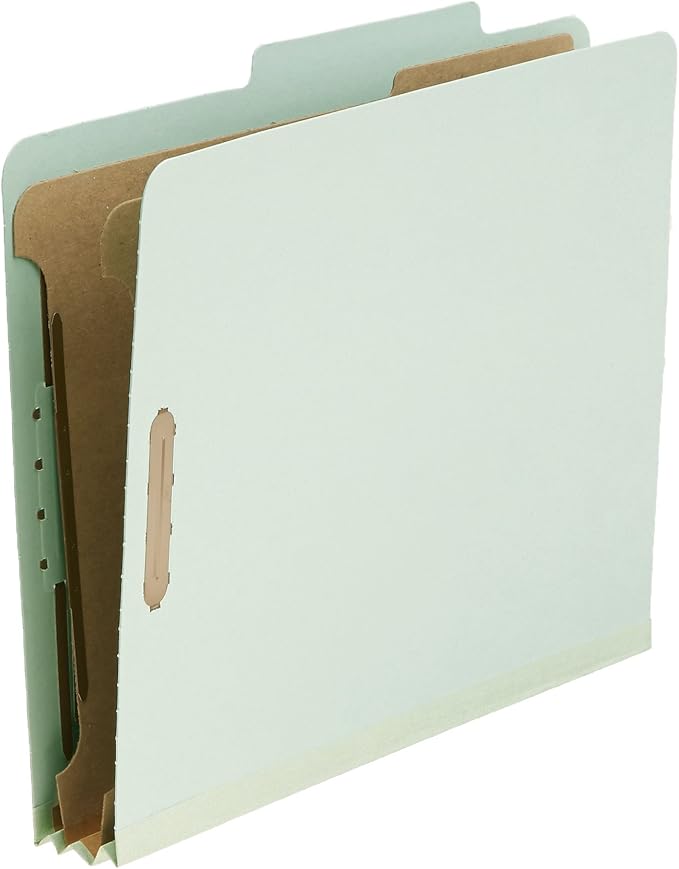 Amazon Basics Sturdy Pressboard Classification File Folders - Image 7