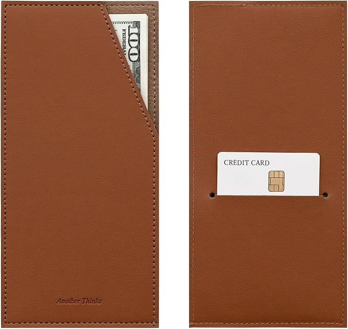 carrotez PU Leather Card and Cash Envelope by Carrotez