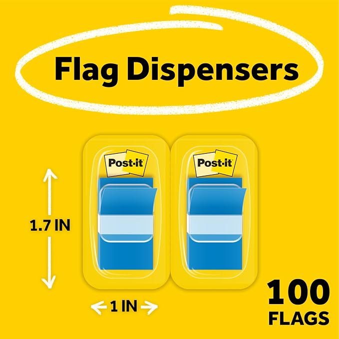 Post-it Flags, 1 in. x 1.7 in., Two Dispensers - Image 2