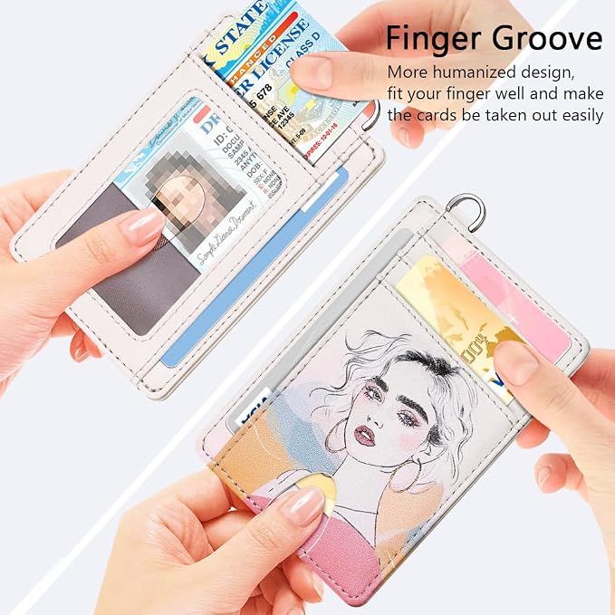 FurArt Slim Minimalist Wallet RFID Credit Card Holder - Image 3