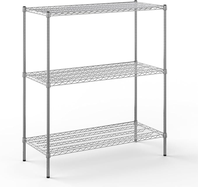 Regal Altair 21" Deep x 48" Wide x 54" Height Wire Shelving Kit | 3-Tier | NSF by Regal+Altair