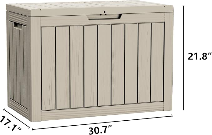 Yardgrace 45 Gallon Patio Storage Box - Image 3