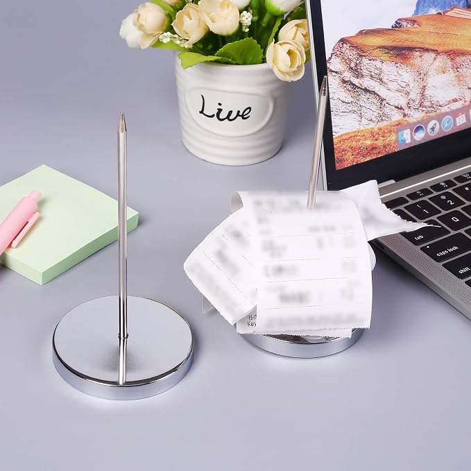 2PCS Bill Fork, Rod Paper Holder Spike, Stainless Steel Check Bill Holder - Image 7