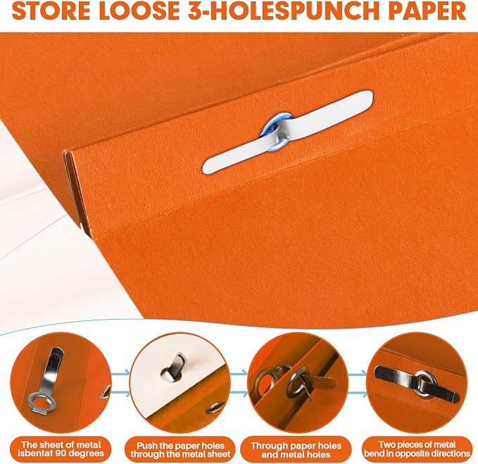 Two Pocket Folders, RAZCC 50 Pack Two Pocket Folders - Image 4