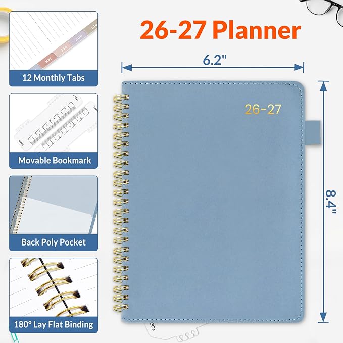 SUNEE 2026-2027 Weekly & Monthly Planner 6.4"x8.5" - Image 4