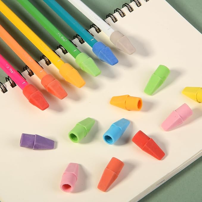 Mr. Pen- Pencil Erasers Toppers, 120 Pack, Latex Free, No Smudge | Mr Pen - Image 8