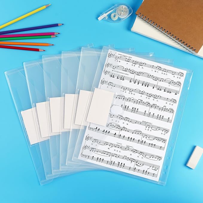 Tamaki 6 Pack Binder Pocket for 11 Ring, Letter Size - Image 7