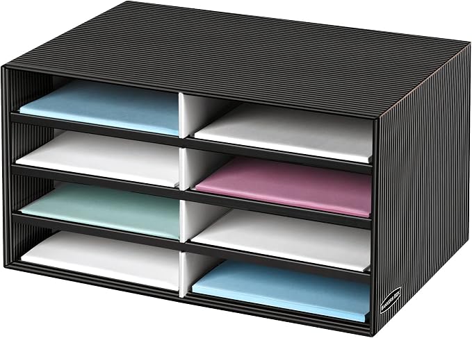 Bankers Box Decorative Eight Compartment Literature Sorter by BankersBox