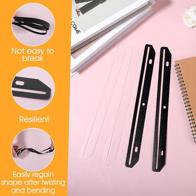 40 Pcs 3 Hole Punched Magazine Holders, Magazine Binder Magazines Organizer 3 - Image 4