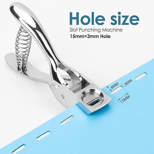 MROCO Hole Punch Heavy Duty One Slot Badge Punch - Image 3