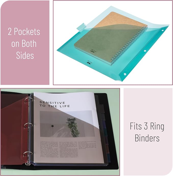 Mr. Pen- Binder Dividers with Pockets and Tabs, 48 Pack | Elemental, 3 Ring - Image 3