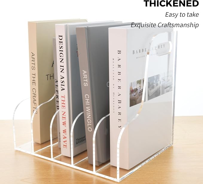 5 Vertical Compartments File Holder - Image 4
