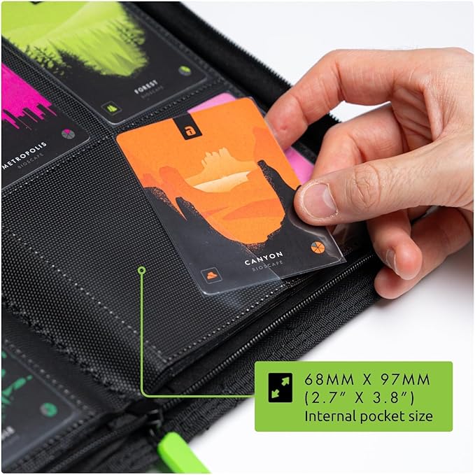 Vault X 4 Pocket Zip Binder, 160 Cards, Exo-Tec Material, 20 Side-Loading Pages - Image 5