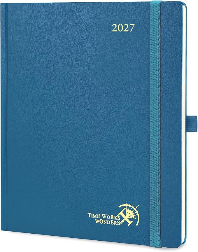 POPRUN 2027 Planner Weekly and Monthly, Large 8.5" x 10.5" Calendar, Jan 2027- by POPRUN