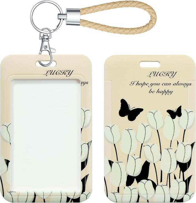 ID Card Badge Holder Key Chain by SHININGEYES