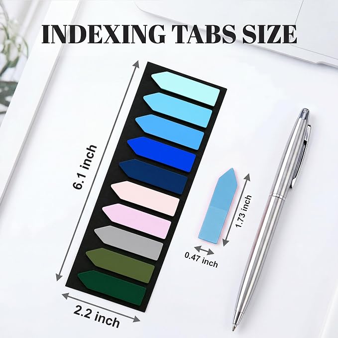 Ericter Arrow Sticky Tabs 1200 PCS Morandi Colors, Sticky Flags Page Markers - Image 2