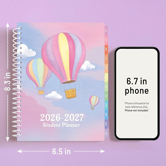 SUNEE Elementary Student Planner 2026-2027, Dated Academic Year Jul. 2026 - Image 6