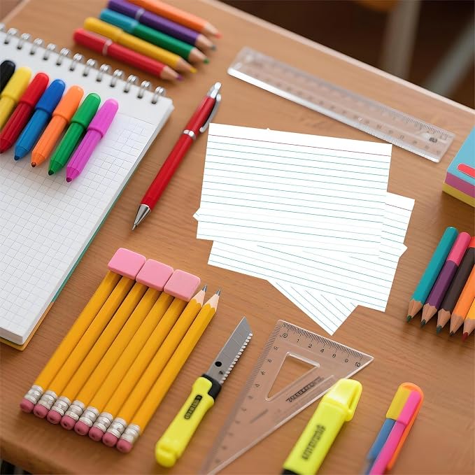 50 Pack 5x8 Ruled Index Cards - Image 5