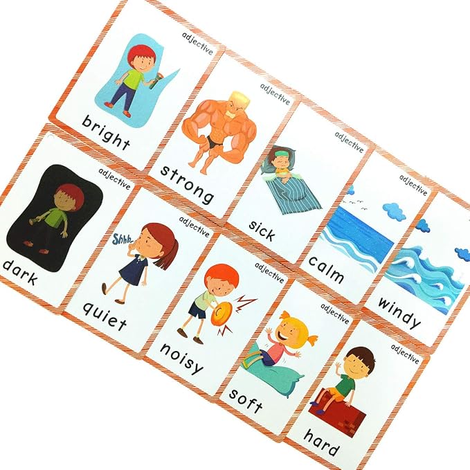 Set of Adjective&Antonym and Insect Flash Cards - Image 7