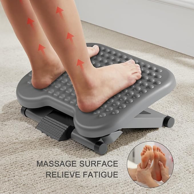HUANUO Adjustable Desk Footrest, Foot Rest - Image 3