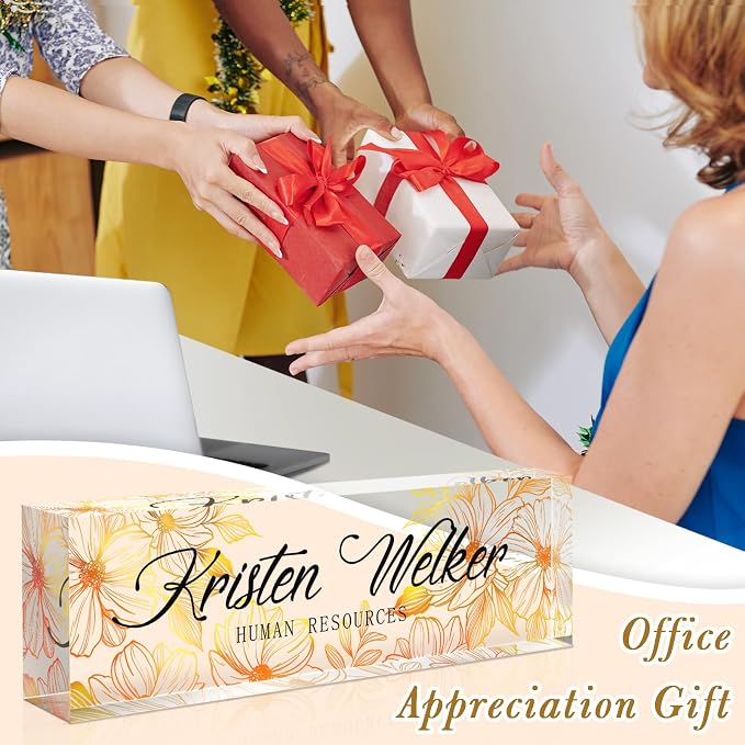 Name Plate for Desk, Desk Name Plate Personalized, Office Decor for Women Men - Image 3