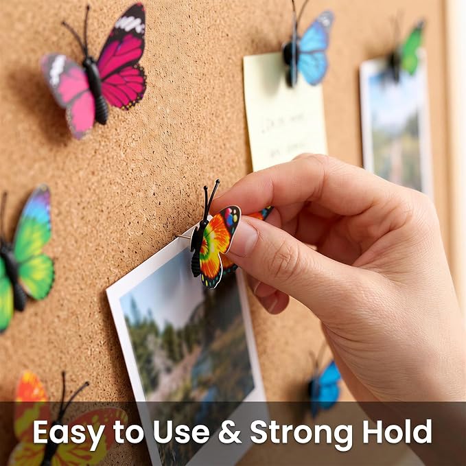 40 Pcs Butterfly Push Pins - Image 7