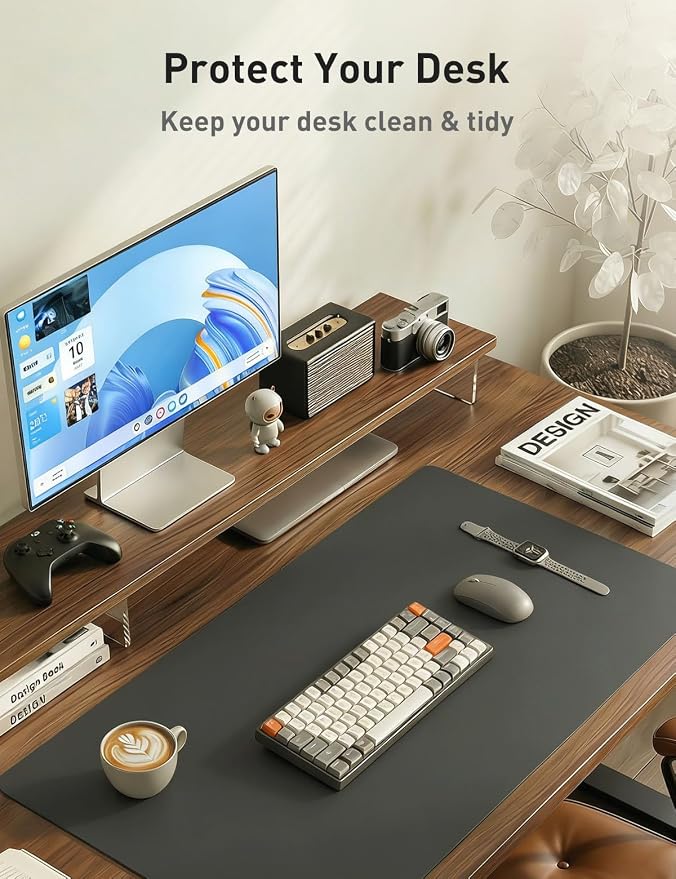 Aothia Faux Leather Desk Mat - Image 8
