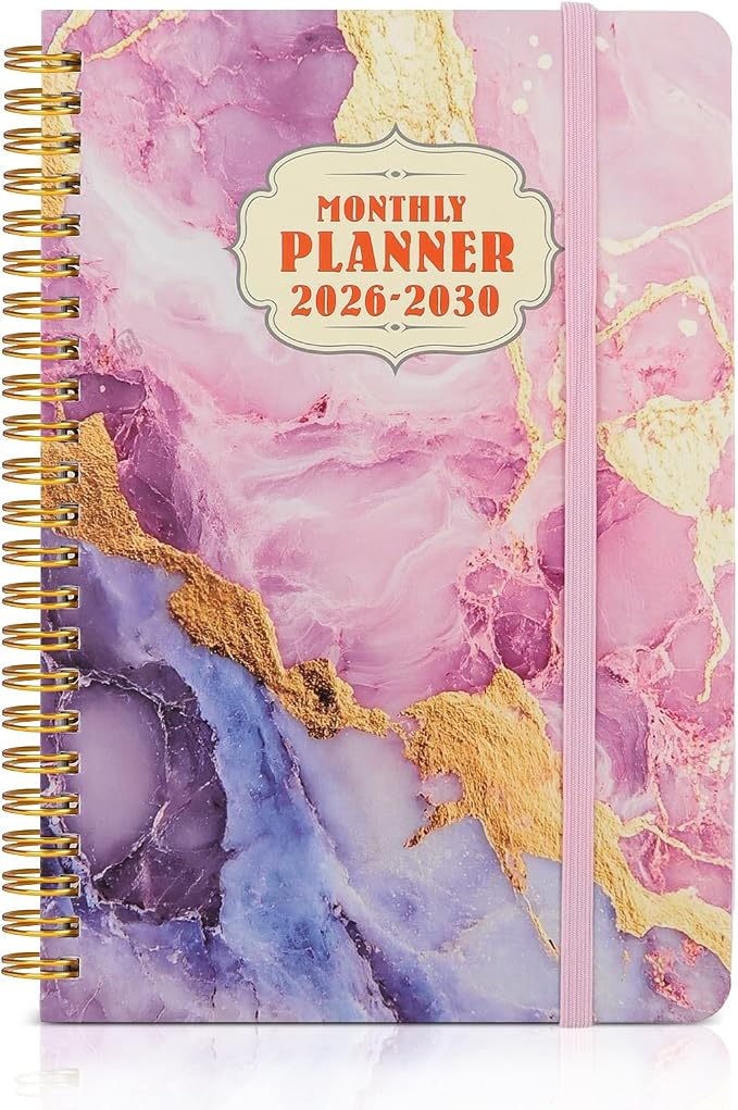 5-Year Monthly Planner 2026-2030, A5 Size, 60-Month Calendar - Image 8