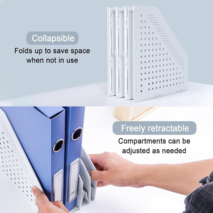 FRETONBA Collapsible Magazine File Holder - Image 4