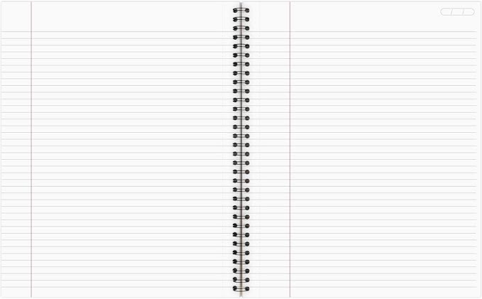 Cambridge Limited Business Notebook, Legal Ruled, 8-1/4" x 11", 80 Sheets, Soft Touch Flexible Cover, Wirebound, Blue (UN06062-20)-DeskLoop Office