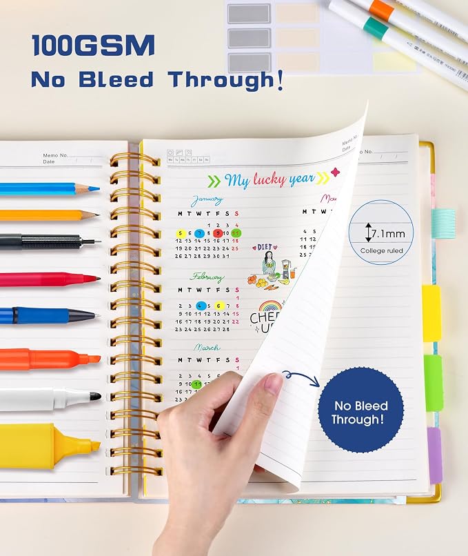 Hardcover Spiral Notebook journal - Image 5