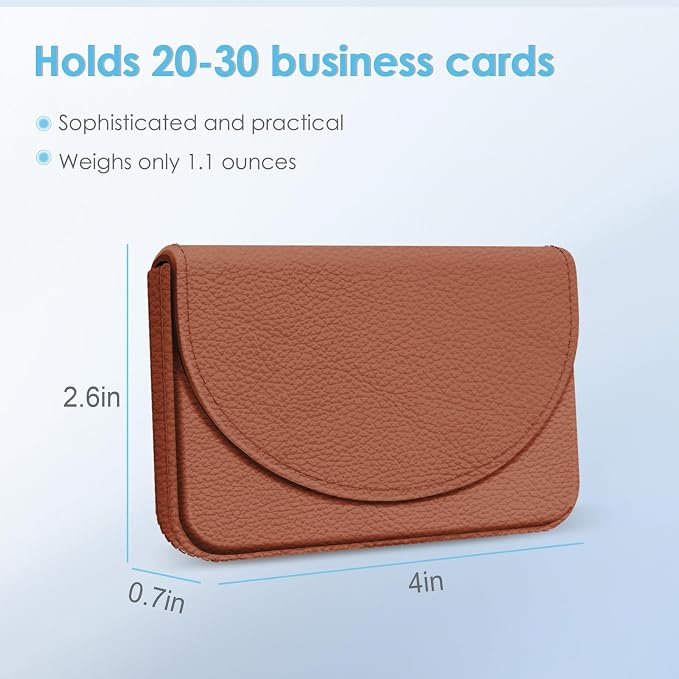 Business Card Holder，PU Leather Business Card Case Color Printing Pattern Card - Image 2