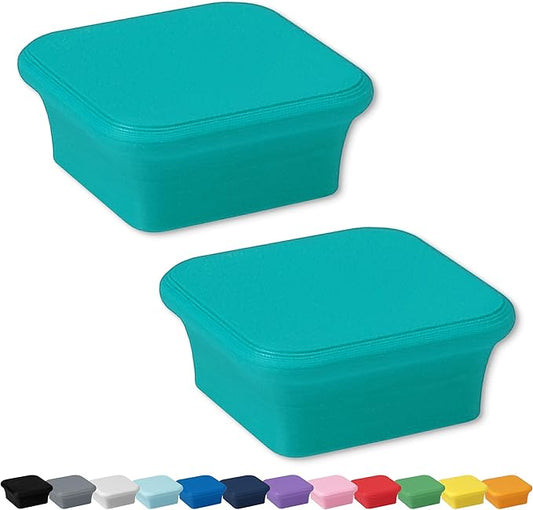 Glassboard Studio MiniBar Magnet - Strong Neodymium Rare Earth Magnets for Fridge, Whiteboard, Locker & Magnetic Glassboards - Crafting & Office Use - Strong Fridge Magnets (Seaside Teal Bar, 2)-DeskLoop Office